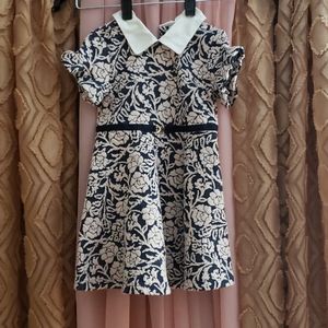 Janie and Jack floral jacquard dress